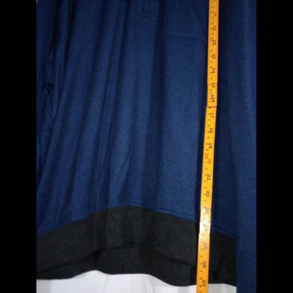 NWT Pebble Beach Men’s Blue/Black 1/4 Zip Pullover Size L, Golf Performance Fit - Picture 10 of 10